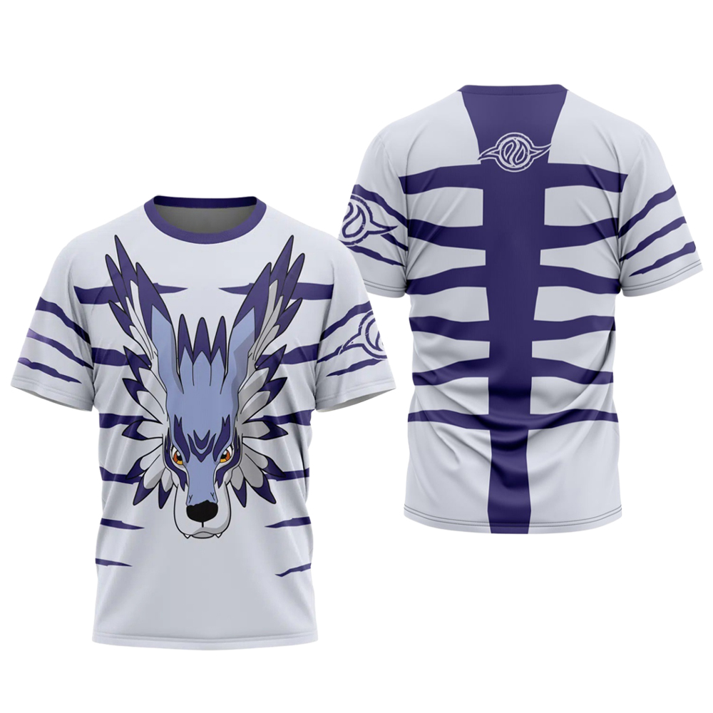Running Cap Lightweight - Bandai Digimon Adventure Garurumon Anime T-shirt