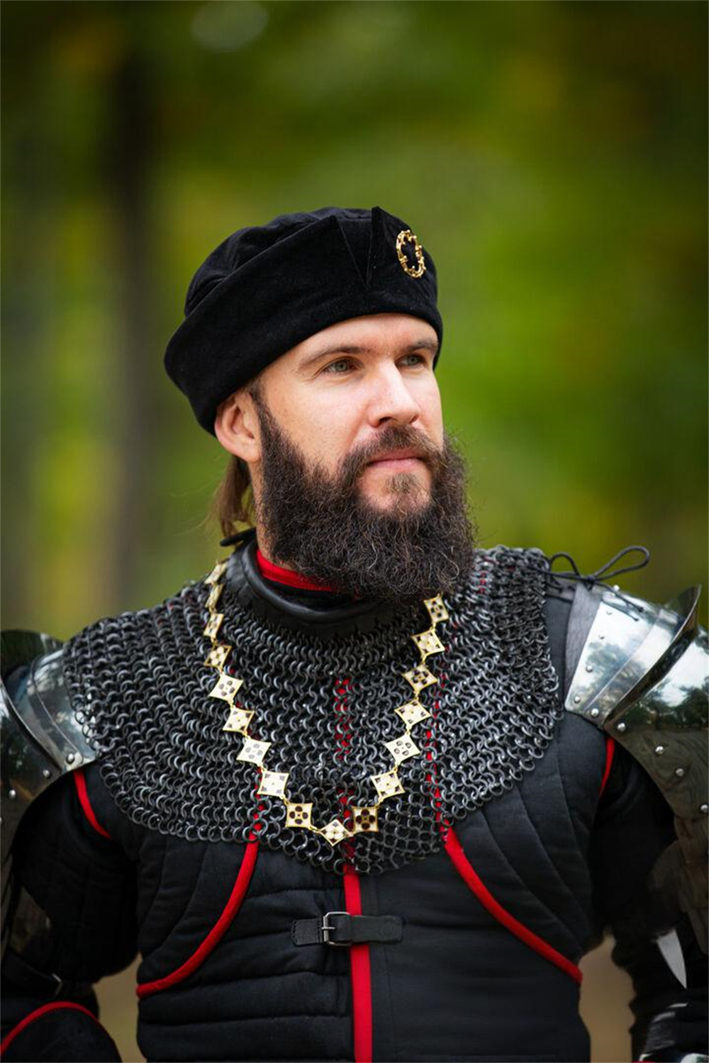 Snapback Hat Flat - Berretto piatto Tudor medievale Velluto Costume