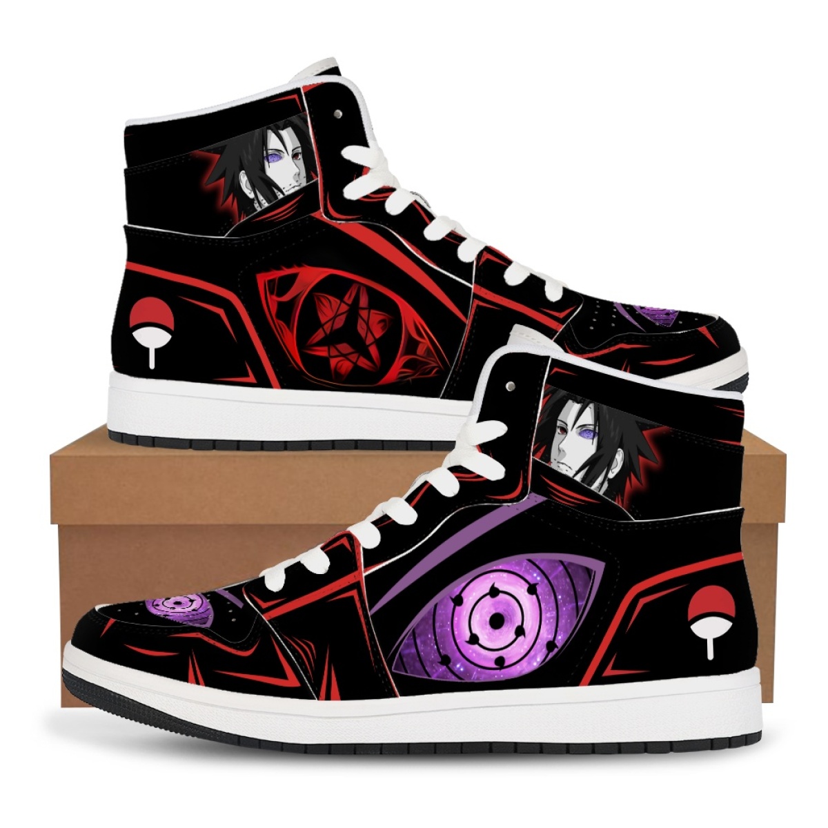 Snapback Hat Flat - Naruto Anime High-Tops Sneakers Scarpe casual