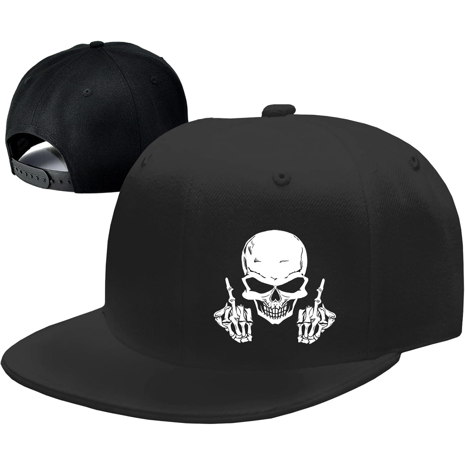 Snapback Hat Flat - Cappelli snapback con dito medio con