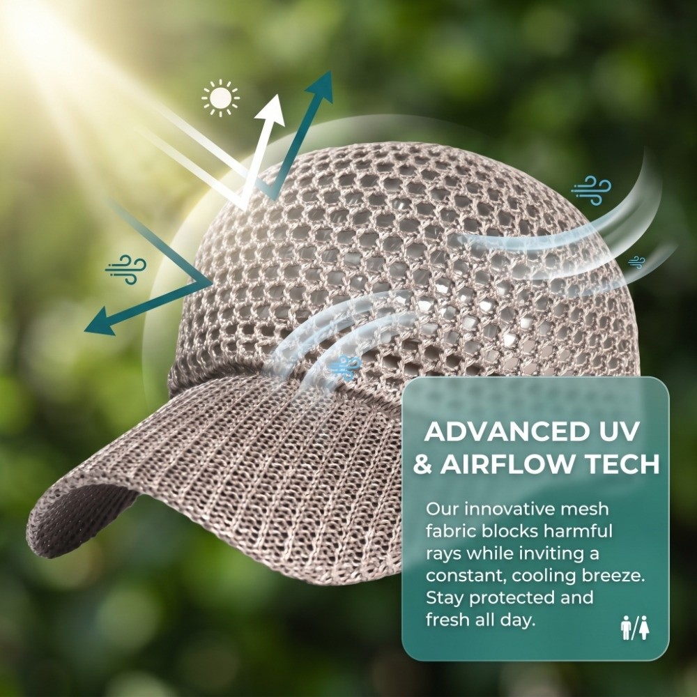 Cappello da Sole Versatile in  - Trucker Cap Mesh recensione e prezzo