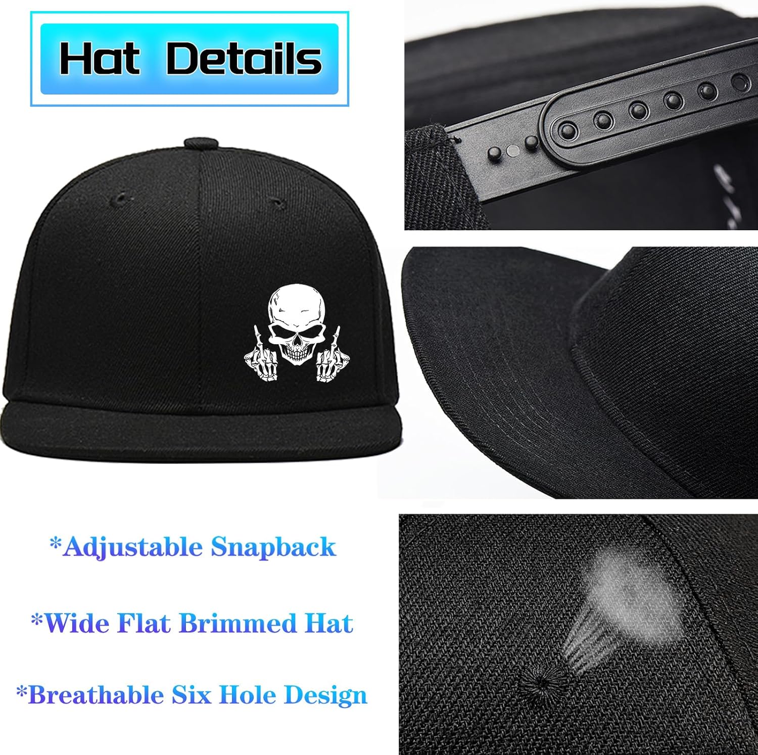 Cappelli snapback con dito med - Snapback Hat Flat recensione e prezzo